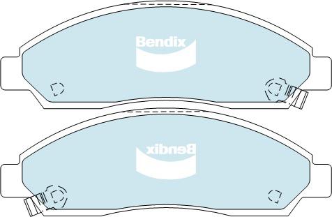 Bendix Ultimate Brake Pad Set Front DB1468 ULT