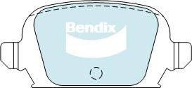 Bendix Protrans Brake Pad Set Rear DB1472 PR