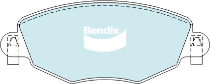 Bendix EURO Brake Pad Set Front DB1479 EURO+