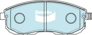 Bendix General CT Brake Pad Set Front DB1485 GCT