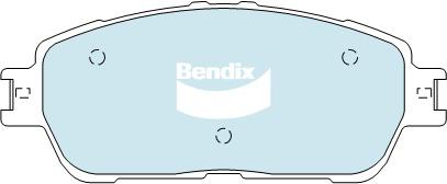 Bendix General CT Brake Pad Set Front DB1490 GCT