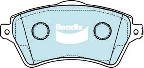 Bendix 4x4 Brake Pad Set Front DB1506 -4WD