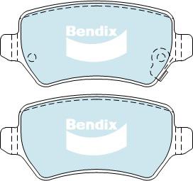 Bendix General CT Brake Pad Set Rear DB1511 GCT