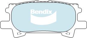 Bendix Heavy Duty Brake Pad Set Rear DB1518 HD