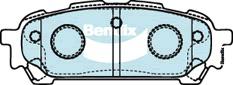 Bendix Ultimate+ Brake Pad Set Rear DB1672 ULT+