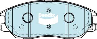 Bendix 4x4 Brake Pad Set Front DB1684 -4WD