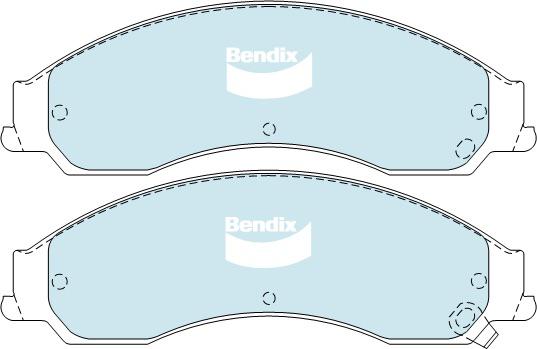 Bendix Ultimate Brake Pad Set Front DB1778 ULT
