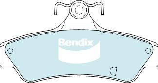 Bendix Protrans Brake Pad Set Rear DB1779 PR