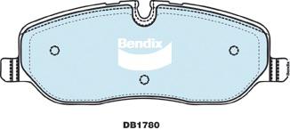 Bendix 4x4 Brake Pad Set Front DB1780 -4WD