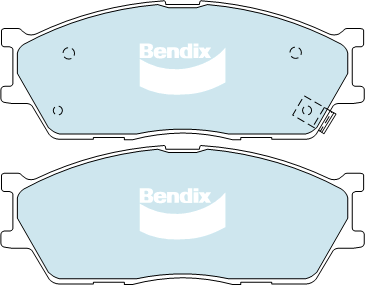 Bendix General CT Brake Pad Set Front DB1805 GCT