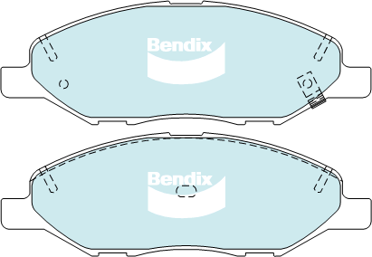 Bendix General CT Brake Pad Set Front DB1819 GCT