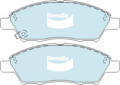 Bendix General CT Brake Pad Set Front DB1830 GCT
