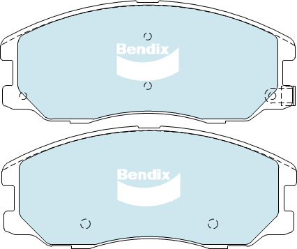 Bendix Heavy Duty Brake Pad Set Front DB1850 HD