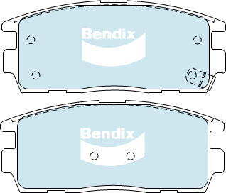 Bendix Heavy Duty Brake Pad Set Rear DB1862 HD