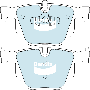 Bendix EURO Brake Pad Set Rear DB1864 EURO+