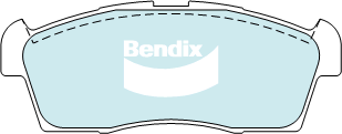 Bendix General CT Brake Pad Set Front DB1918 GCT