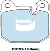 Bendix General CT Brake Pad Set Front DB192 GCT