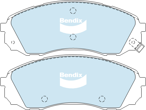 Bendix Ultimate Brake Pad Set Front DB1940 ULT