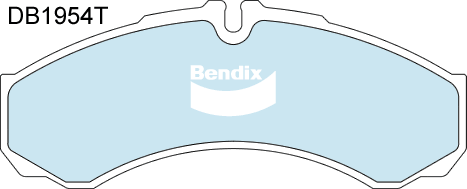 Bendix Heavy Duty Brake Pad Set DB1954T HD