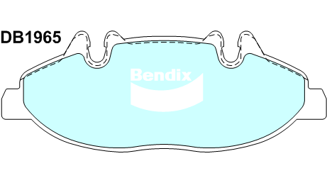 Bendix Heavy Duty Brake Pad Set Front DB1965 HD