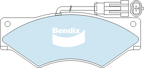 Bendix Heavy Duty Brake Pad Set Front DB1970 HD