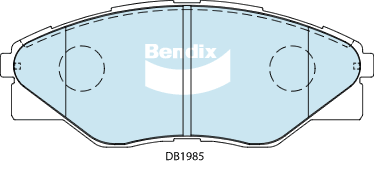 Bendix Heavy Duty Brake Pad Set Front DB1985 HD
