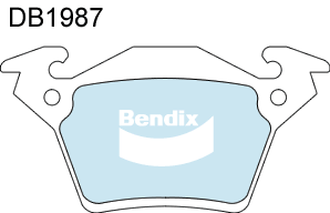 Bendix Heavy Duty Brake Pad Set Rear DB1987 HD