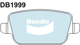 Bendix EURO Brake Pad Set Rear DB1999 EURO+