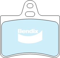 Bendix EURO Brake Pad Set Rear DB2017 EURO+