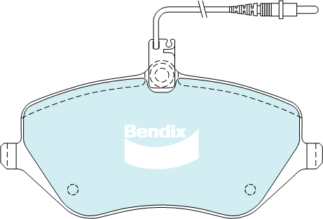 Bendix EURO Brake Pad Set Front DB2024 EURO+