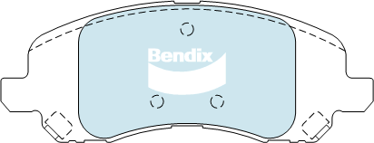 Bendix General CT Brake Pad Set Front DB2065 GCT