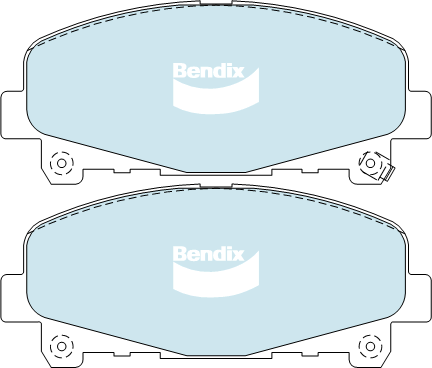Bendix General CT Brake Pad Set Front DB2118 GCT