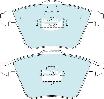 Bendix Heavy Duty Brake Pad Set Front DB2176 HD