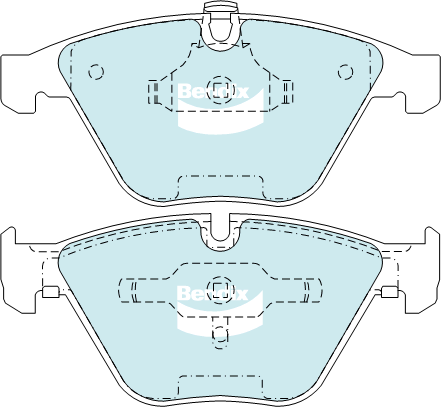 Bendix EURO Brake Pad Set Front DB2187 EURO+