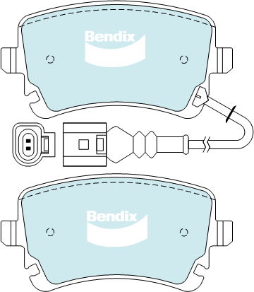 Bendix EURO Brake Pad Set Rear DB2192 EURO+