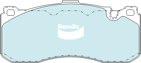 Bendix EURO Brake Pad Set Front DB2195 EURO+