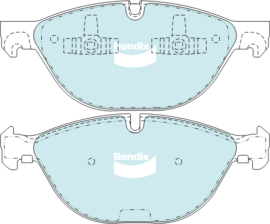 Bendix EURO Brake Pad Set Front DB2210 EURO+