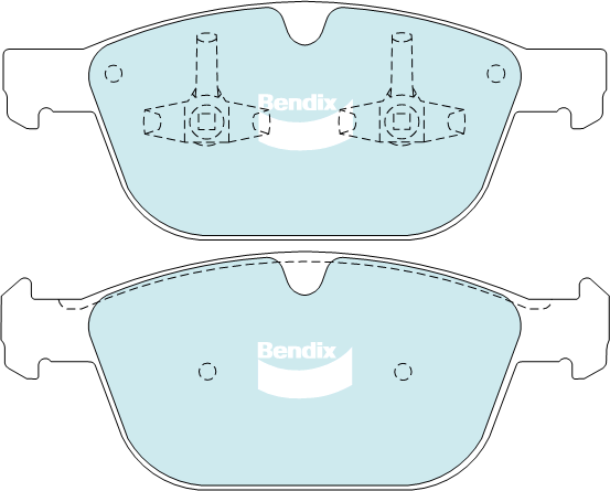 Bendix Heavy Duty Brake Pad Set Front DB2218 HD