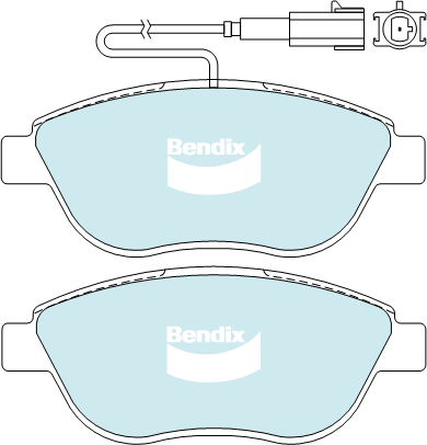 Bendix General CT Brake Pad Set Front DB2219 GCT