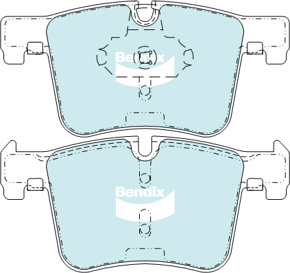 Bendix EURO Brake Pad Set Front DB2223 EURO+