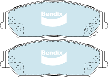 Bendix Ultimate Brake Pad Set Front DB2243 ULT