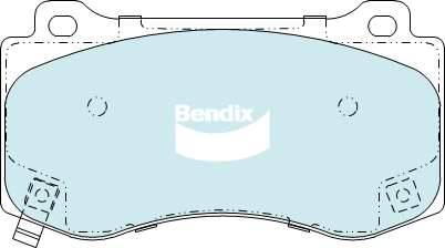 Bendix Heavy Duty Brake Pad Set Front DB2259 HD