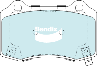 Bendix Heavy Duty Brake Pad Set Rear DB2260 HD