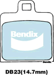 Bendix General CT Brake Pad Set Rear DB23 GCT