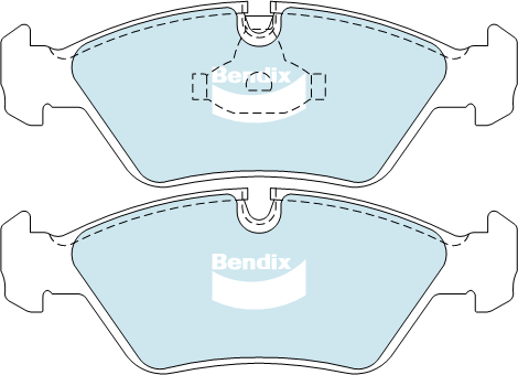Bendix General CT Brake Pad Set Front DB256 GCT