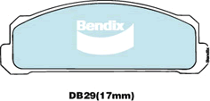 Bendix General CT Brake Pad Set Front DB29 GCT