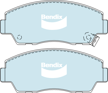 Bendix 4x4 Brake Pad Set Front DB409 -4WD