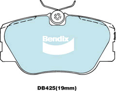 Bendix EURO Brake Pad Set Front DB425 EURO+