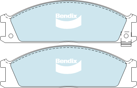 Bendix 4x4 Brake Pad Set Front DB438 -4WD