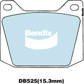 Bendix Protrans Brake Pad Set Front DB525 PR